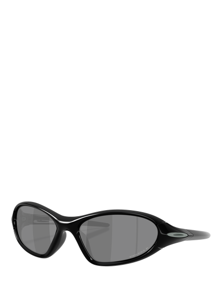 Oakley OO9536 Men's Oval Sunglasses, Polished Black