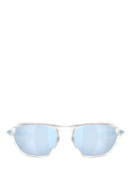 Oakley OO9537 Unisex Irregular Sunglasses - view 2, Matte Clear