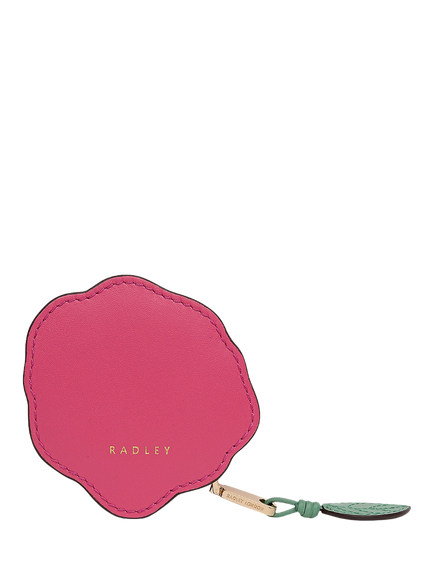Radley Spring Rose Small Zip Coin Purse, Camellia - view 2, Camellia
