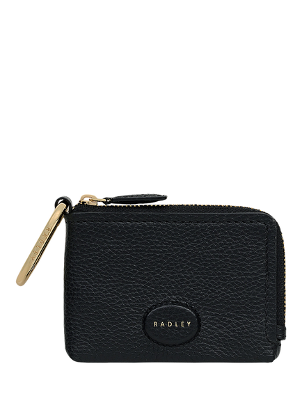 Radley Westover Lane Leather Zip Around Coin Purse, Black