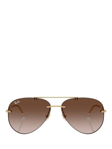 Ray-Ban RB3791 Unisex Gradient Oval Sunglasses - view 2, Arista/Brown