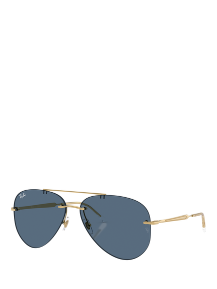 Ray-Ban RB3791 Unisex Gradient Oval Sunglasses, Arista/Blue