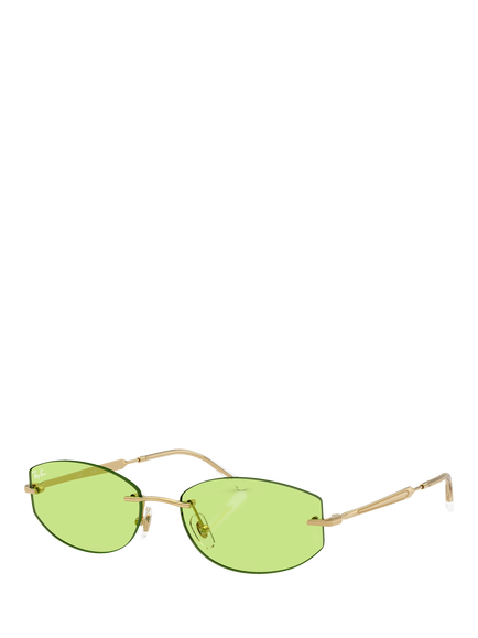 Ray-Ban RB3792 Irregular Sunglasses, Arista/Green