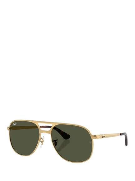 Ray-Ban RB3793 Unisex Square Sunglasses, Arista/Green