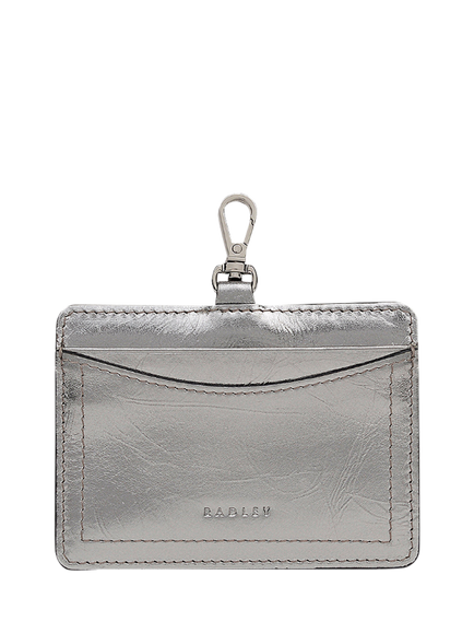 Radley Chancery Small Leather Card Holder, Silver, Silver
