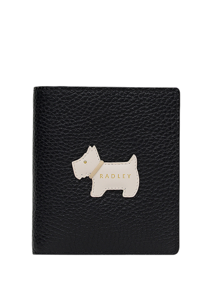 Radley Loyal Small Bifold Leather Card Holder, Black