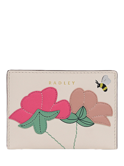 Radley Spring Garden Small Card Holder, Salt, Salt