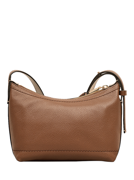 Radley Alma Avenue Leather Small Cross Body Bag, Naval - view 2, Cognac