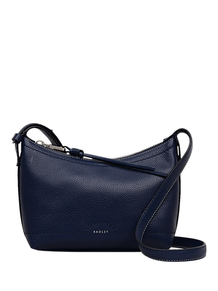 Radley Alma Avenue Leather Small Cross Body Bag, Naval, Naval
