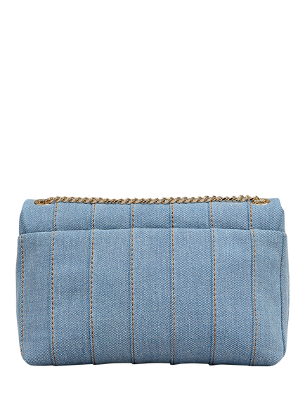 Radley Burton Way Quilted Cross Body Bag, Denim - view 2, Denim