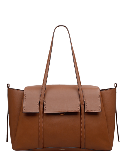 Radley Chancery Large Leather Shoulder Bag, Cognac, Cognac