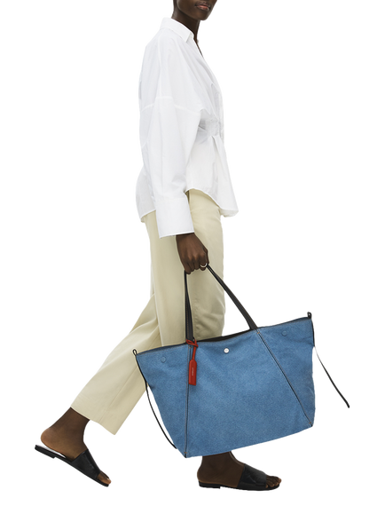 Radley Delphine Extra Large Tote Bag, Denim - view 2, Denim
