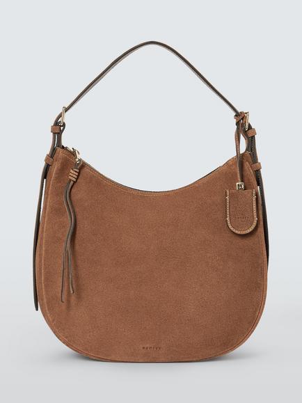 Radley Heath Crescent Zip-Top Shoulder Bag, Cognac, Cognac