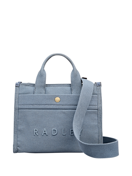 Radley Kenton Mews Small Ziptop Grab Bag, Green Water, Green Water