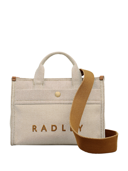 Radley Kenton Mews Small Ziptop Grab Bag, Natural, Natural