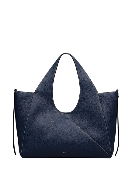 Radley Lillie Row Large Shoulder Bag, Naval, Naval
