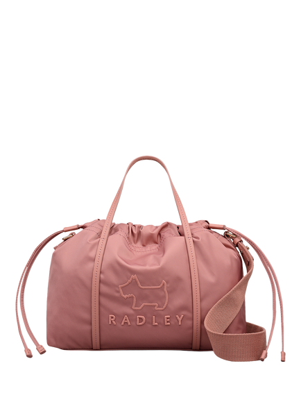 Radley Littleton Gardens Drawstring Grab Bag, Carnation