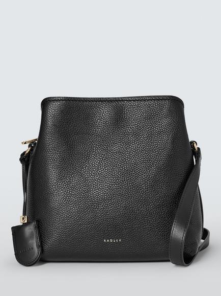 Radley Mercier Avenue Zip-Top Crossbody Bag, Black, Black