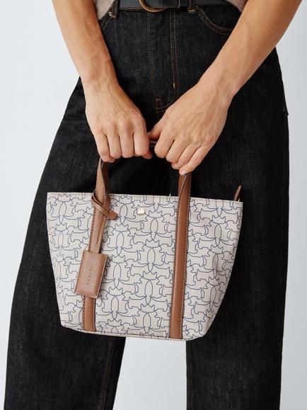 Radley Medium Monogram Grab Bag, Porcini - view 2, Porcini