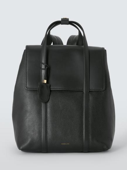 Radley Mercier Avenue Large Flap-Over Backpack, Black, Black
