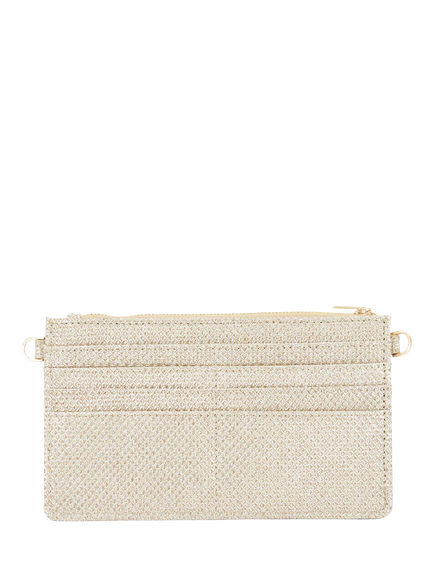 Dune London Kerrie Fabric Evening Purse, Gold - view 2, Gold