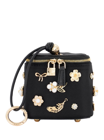 Dune London Surround Mini Vanity Bag, Black, Black