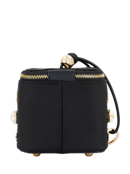 Dune London Surround Mini Vanity Bag, Black - view 2, Black