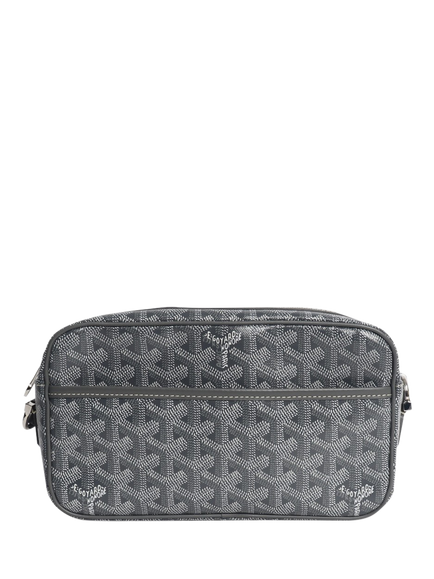 Pre-loved Goyard Cap-vert Camera Bag with Silver Hardware, Grey - view 2, Grey