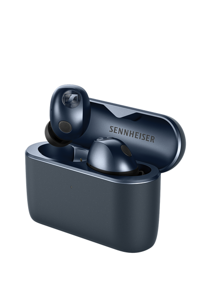 Sennheiser Momentum True Wireless 5 Bluetooth In-Ear Headphones with Active Noise Cancellation & Mic/Remote, Denim, Denim