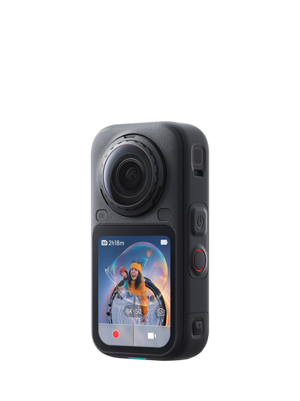 Іnѕtа360 X6 Action Camera, 8K, 72MP, 360° Recording, Black, Midnight Black