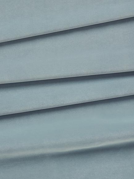 John Lewis Aquaclean Velvet Plain Fabric, Heritage Blue, Price Band D - view 2, Heritage Blue