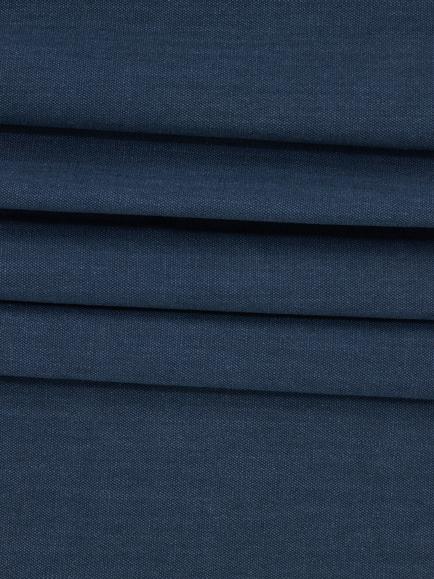 John Lewis Easy Clean Chunky Linen Plain Fabric, Navy, Price Band D - view 2, Navy