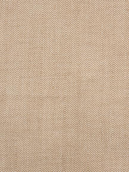 John Lewis Easy Clean Herringbone Weave Fabric, Ginger, Price Band E, Ginger