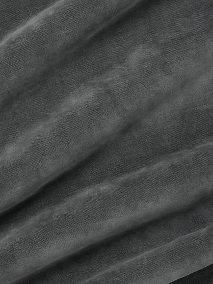 John Lewis Easy Clean Soft Chenille Plain Fabric, Charcoal, Price Band C - view 2, Charcoal