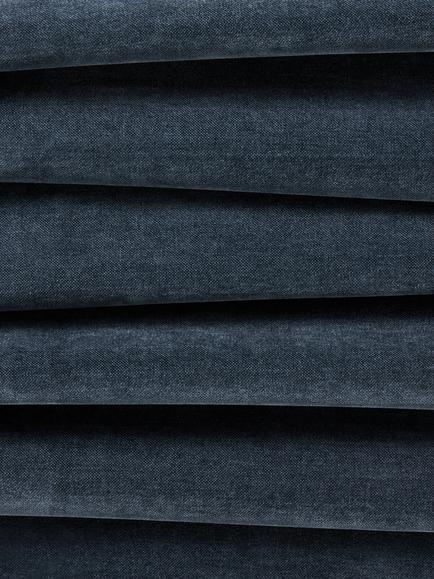 John Lewis Easy Clean Soft Chenille Plain Fabric, Navy, Price Band C - view 2, Navy