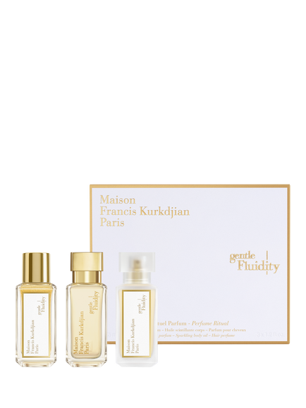 Maison Francis Kurkdjian Gentle Fluidity Gold Ritual Fragrance Gift Set, 3 x 35ml, 