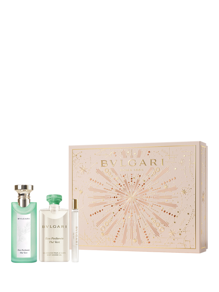 BVLGARI Eau Parfumée Thé Vert Eau de Toilette 75ml Holiday Fragrance Gift Set, 