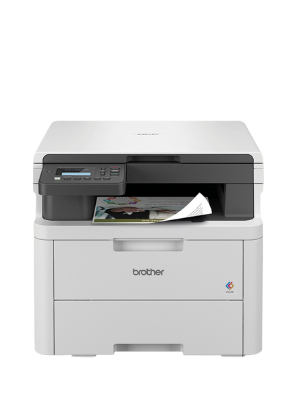 Brother DCP-L3520CDWE Wireless Three-in-One Colour Laser Printer with 4 Months EcoPro Subscription, White Light Grey, White Light Grey