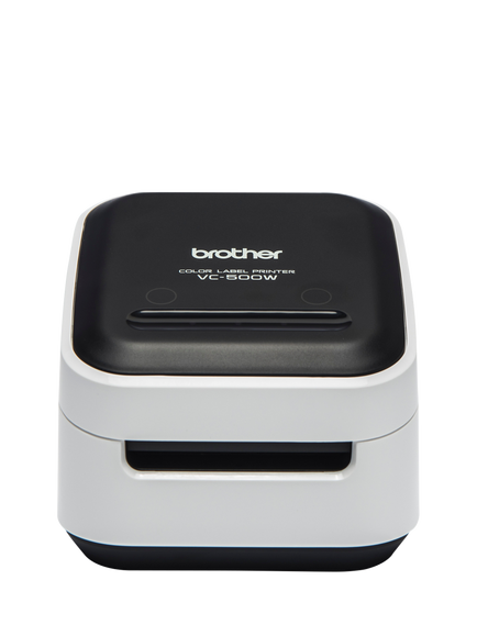Brother VC-500W Wireless Full Colour Label & Photo Printer, White, White