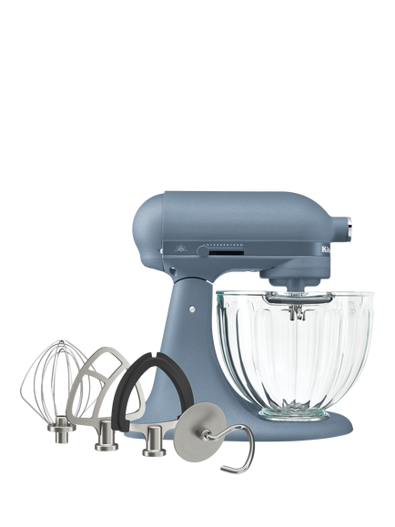 KitchenAid Design Series Luminaire Tilt-Head Stand Food Mixer, 4.7L, Blue Peppercorn - view 2, Blue Peppercorn