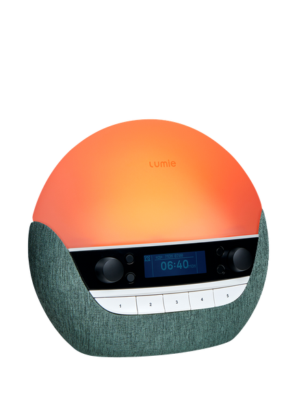 Lumie Bodyclock Luxe 750DAB, Sage - view 2, Sage Green