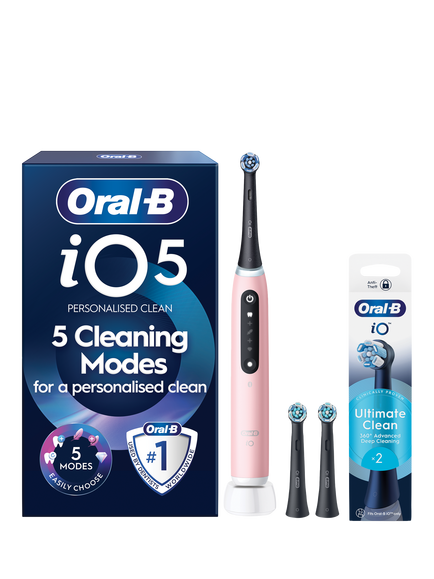 Oral-B iO5 Electric Toothbrush, Pink