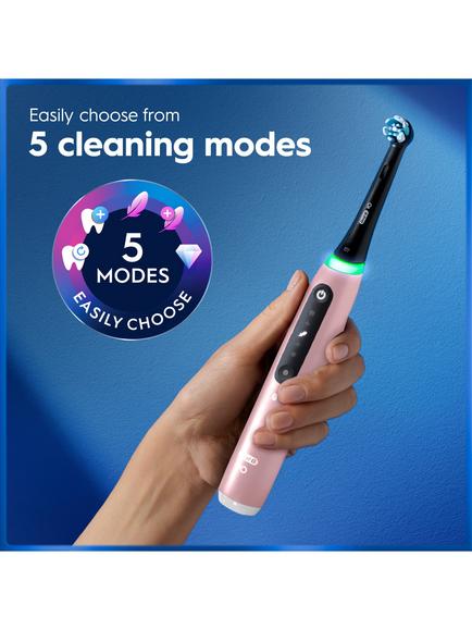 Oral-B iO5 Electric Toothbrush, 2 Brush Heads - view 2, Pink