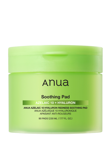 Anua Azelaic 10 Hyaluron Redness Soothing Pads, x 90, No Colour