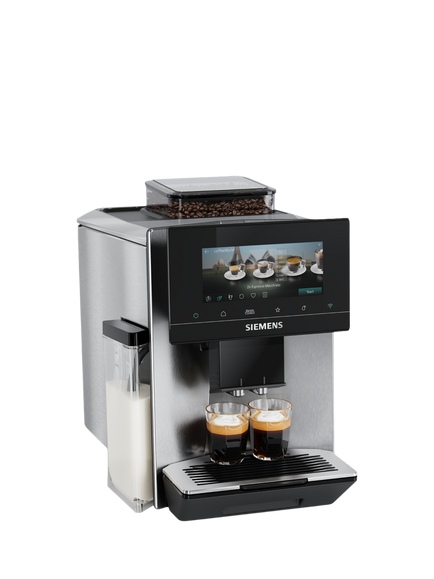 Siemens TQ923G03 EQ900 iAroma Fully Automatic Bean to Cup Espresso Machine, Black, Black