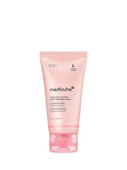 medicube PDRN Pink Caffeine Night Wrapping Mask, 75ml, No Colour