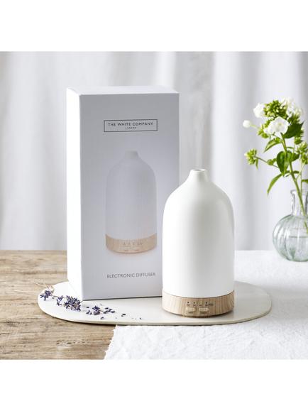 The White Company Electronic Diffuser, White - view 2, White