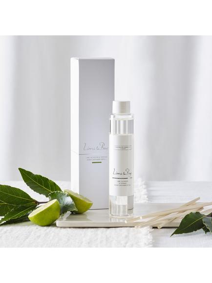 The White Company Lime and Bay Diffuser Refill, 150ml - view 2, Clear