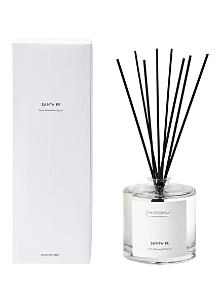 The White Company Lux Santa Fe Reed Diffuser - view 2, White