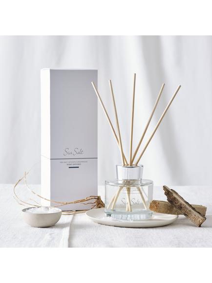 The White Company Sea Salt Reed Diffuser, 150ml - view 2, Clear